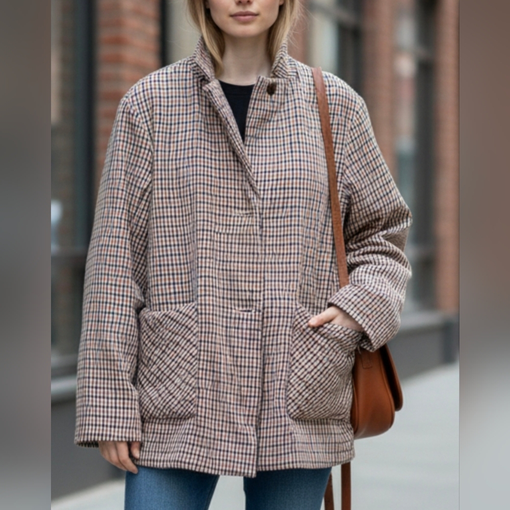 Jackson Rowe Plaid Coat - Red and Black